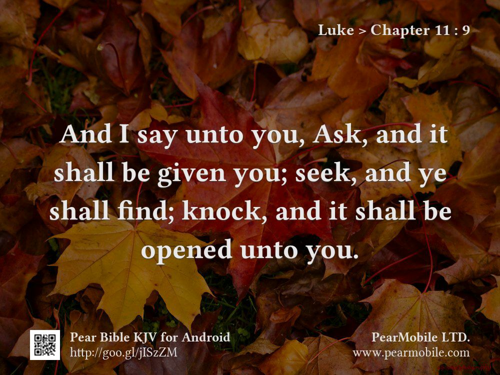 Luke, Chapter 11:9
